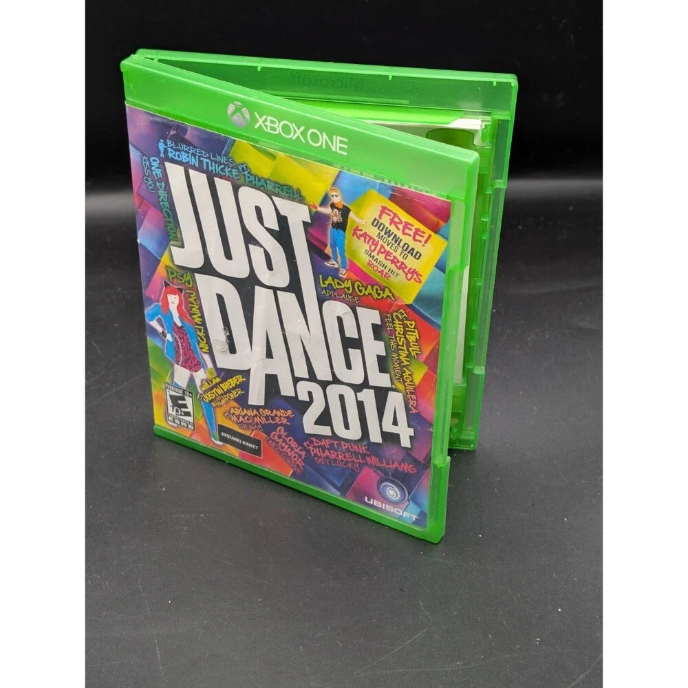 Just Dance 2014 Xbox One Game Case Disc Kinect Required Ubisoft